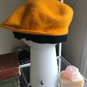 Yellow Beret 100% Wool